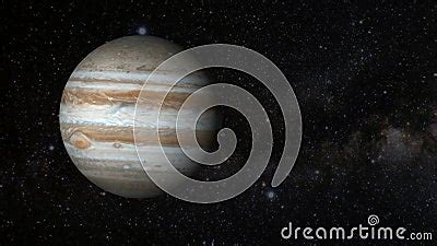 Animated One Revolution of Planet Jupiter Stock Footage - Video of ...