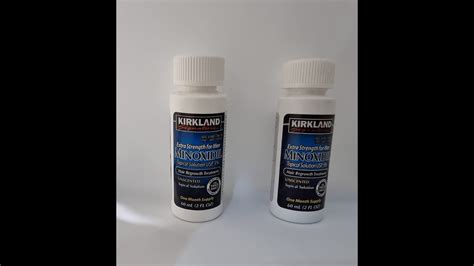 Fake And Original Kirkland Minoxidil Update Youtube