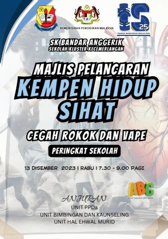 Buku Program Kempen Hidup Sihat Cegah Rokok Dan Vape G