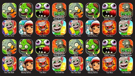 PvZ 2 Zombie Bam Zombie Tsunami Plants Vs Zombies Tom Time Rush Subway