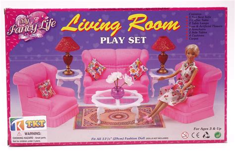 Gloria My Fancy Life Living Room Play Set Dollhouse Furniture 14