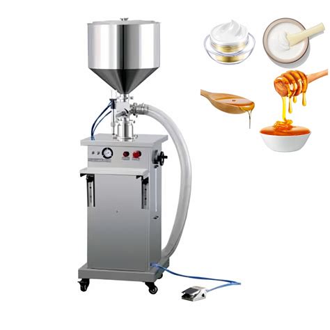 Jinfeng Best Liquid Paste Filler Peanut Butter Semi Automatic Vertical