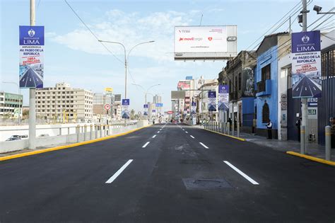 Nuevo Tramo De La Av Paseo De La República Demandó Una Inversión De