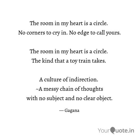 The Room In My Heart Is A Quotes Writings By Gagana Dev Yourquote