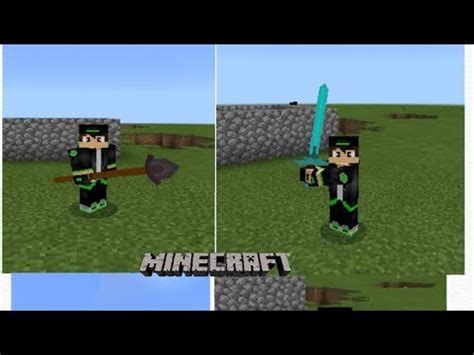 O Novo Addon De Espadas D Para O Minecraft Pe Youtube