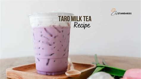 What Does Taro Milk Tea Taste Like Recipe Included