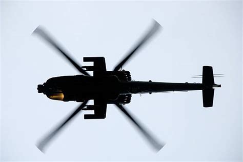 Military Helicopter Two Propellers