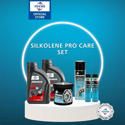 Silkolene Motorcycle Pro Care Set Silkolene Pro Engine Oil 4T