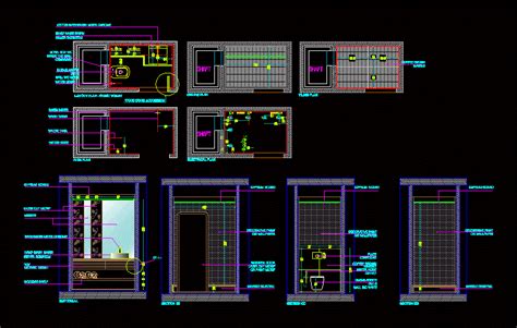 Details Of A Bathroom Dwg Detail For Autocad • Designs Cad