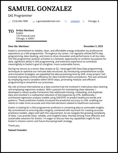 5 Programmer Cover Letter Examples Landing Jobs In 2024