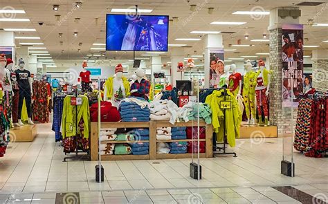 modern fashionable brand interior  clothing store  shopping