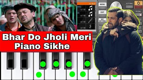 Bhar Do Jholi Meri Piano Sikhe Bajrangi Bhaijan Qawwali Piano