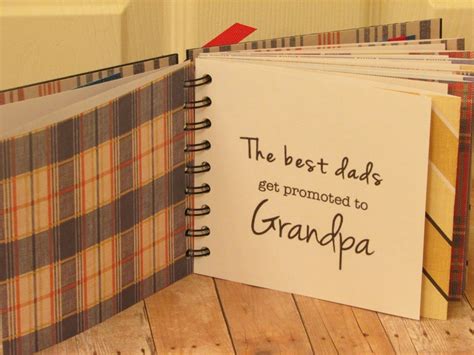 Grandpa Photo Album Scrapbook Promoted to Grandpa Est 2020 | Etsy