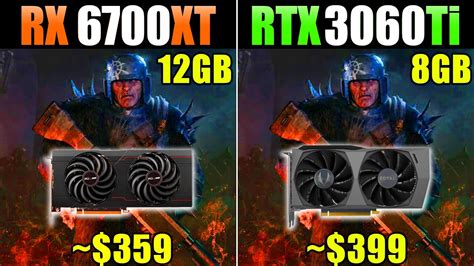 Rx 6700 Xt Vs Rtx 3060 Ti Test In 25 Games Dlssfsr And Ray Tracing Benchmarks Youtube