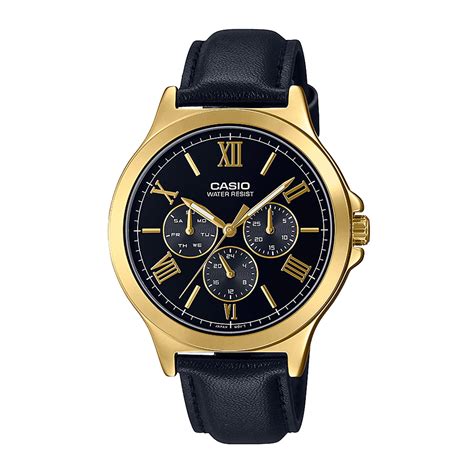 Reloj Casio Mtp V Gl A Acero Hombre Dorado Btime