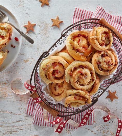 Brioches Aux Pommes Et Au Bacon Graves