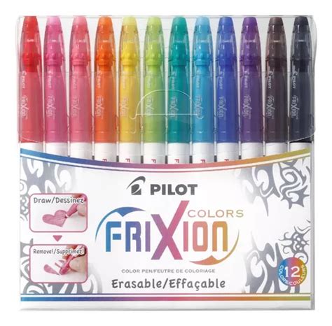 Bolígrafo hidrográfico borrable Frixion Pilot de 12 colores Cuotas