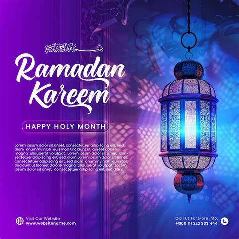 Premium PSD Eid Mubarak And Ramadan Kareem Islamic Festivals