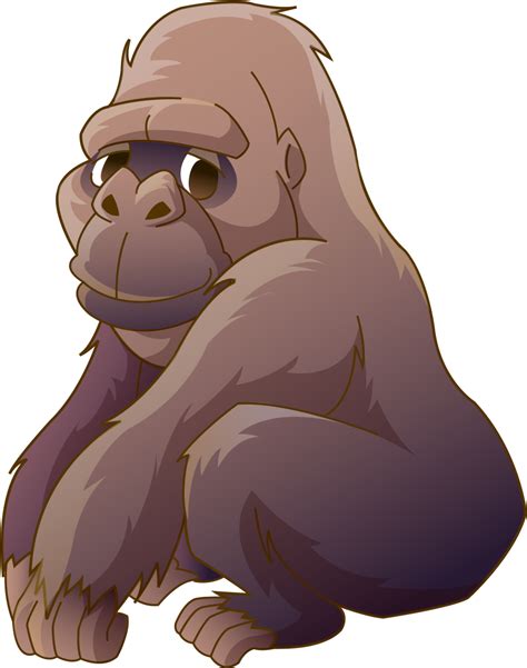 Ape Cartoon Cross River Clip Art Hand Gorilla Clipart Transparent