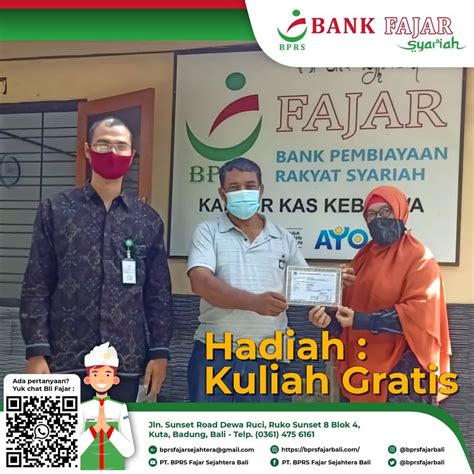 Promo Tabungan Berhadiah KadoKu BPRS Fajar PT Bank Pembiayaan Rakyat