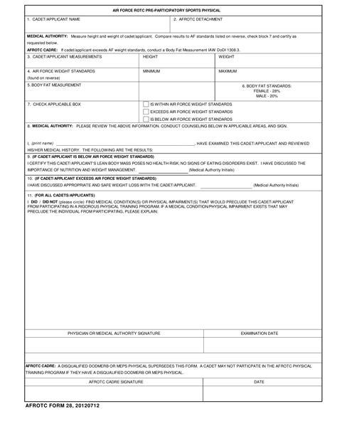 Afrotc Form 28 ≡ Fill Out Printable Pdf Forms Online