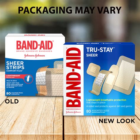 Band Aid Brand Tru Stay Sheer Strips Adhesive Bandages All One Size