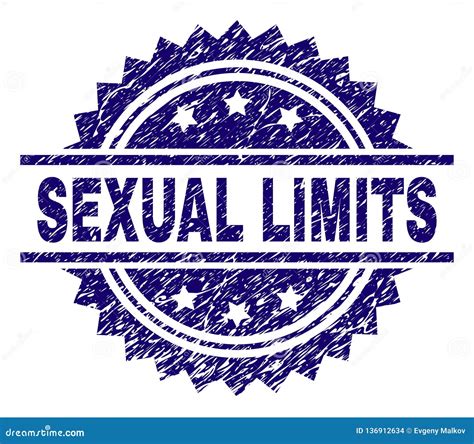 Grunge Textured Sexual Limits Stamp Seal Stock Vector Illustration Of Corrosion Aged 136912634