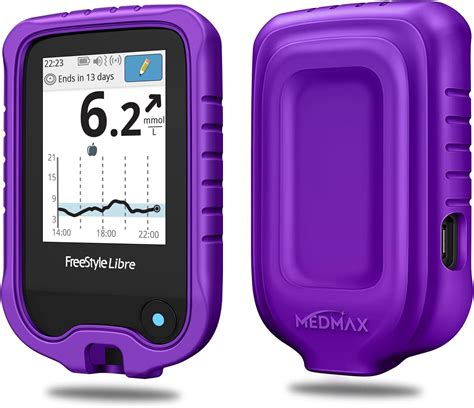 MEDMAX Silicone Étui pour Freestyle Libre 2 Libre Reader Léger Coque