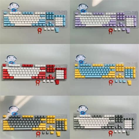 Oem Arkadan Ayd Nlatmal Keycaps Set Anahtar Abs Klavye Tu