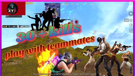 Pubg Mobile Play With Teammates Livik Game Play 1v4 Best Clutches 4finger Fullgyro New Season 18