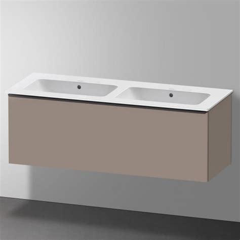 Duravit Me By Starck Vasque Avec Meuble Bas 1 Tiroir Basalte Mat