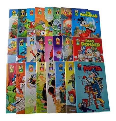 Kit Lote 24 Gibis Novos Disney Mickey Pateta Donald Diversos Frete grátis