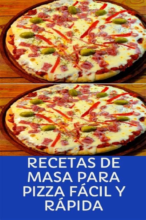 Masa Pizza Esponjosa Deliciosa De Jam N Y Morrones Recetas Faciles