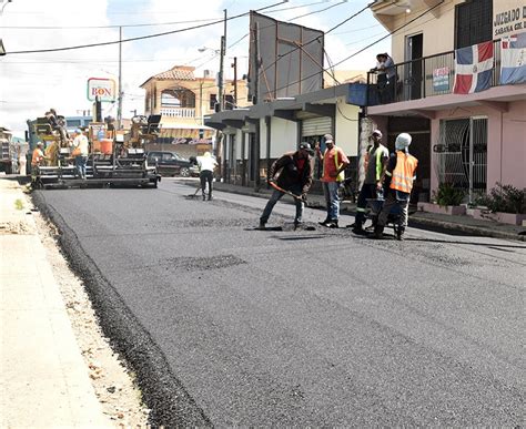 Autoridades Y Comunitarios De Sabana Grande De Boyá Resaltan Avance De Trabajos Del Mopc En