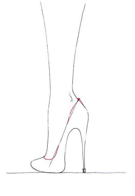 How to draw a high heels in 8 STEPS | I Draw Fashion | Drawing high ...