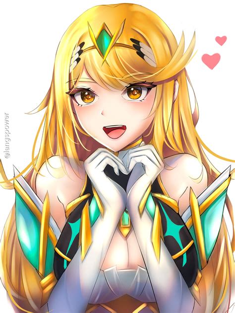 Love from Mythra by langspower on DeviantArt