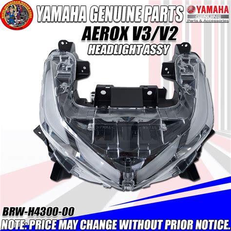 AEROX V2 HEADLIGHT ASSY YGP Genuine BRW H4300 00 Shopee Philippines