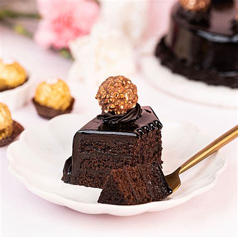 Buy Send Ferrero Rocher Truffle Cake Half Kg Online Ferns N Petals