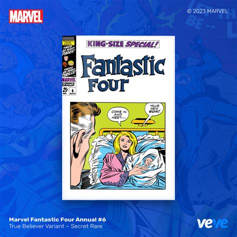 Marvel Comics Fantastic Four Annual 6 Veve France Veve Collector