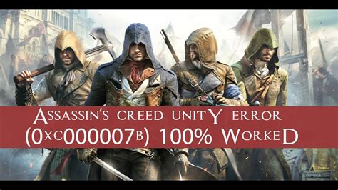 How To Fix Assassin S Creed Unity Xc B Worked Youtube