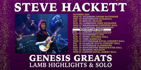 Steve Hackett Tour 2024 Setlist Dorree Delilah