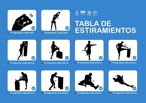 Tabla De Estiramientos