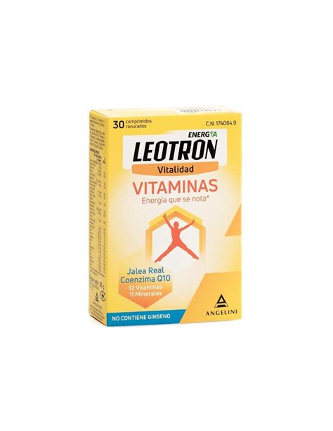 Comprar Leotron Vitaminas 30 Comprimidos Farmacia Angulo