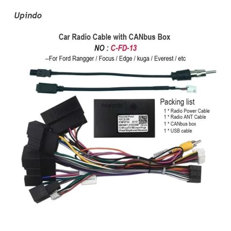 Car Android Head Unit Cable Can To Uart Adapter Wiring Harness Power