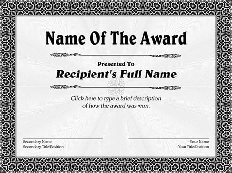 99 Free Printable Certificate Template Examples In Pdf Word Ai Free And Premium Templates