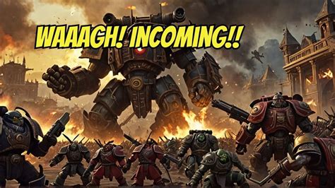 Blood Ravens Vs Orcs Epic Siege Battle Warhammer K Dawn Of War