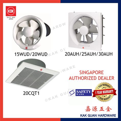 KDK VENTILATING FAN 15WUD 20WUD 20AUH 25AUH 30AUH 20CQT1 Shopee Singapore