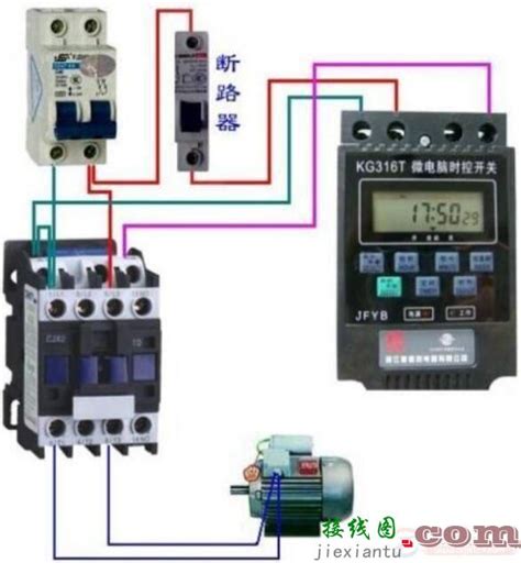 220v交流接触器的接线图及工作原理 接线图网