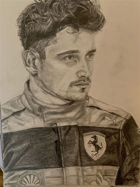 Charles Leclerc Drawing By ME Nel 2022 Come Disegnare Le Persone