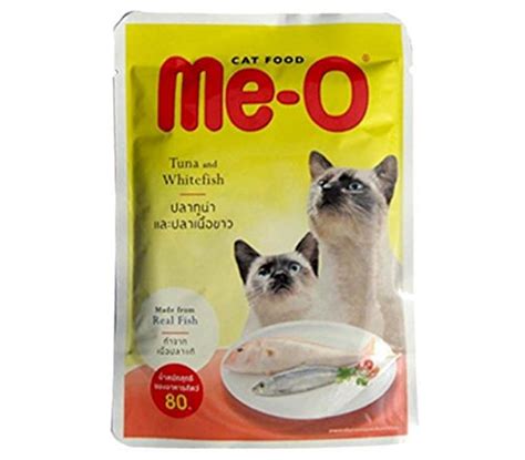 Me O Cat Food Tuna White Fish In Jelly 80g Pets Friend